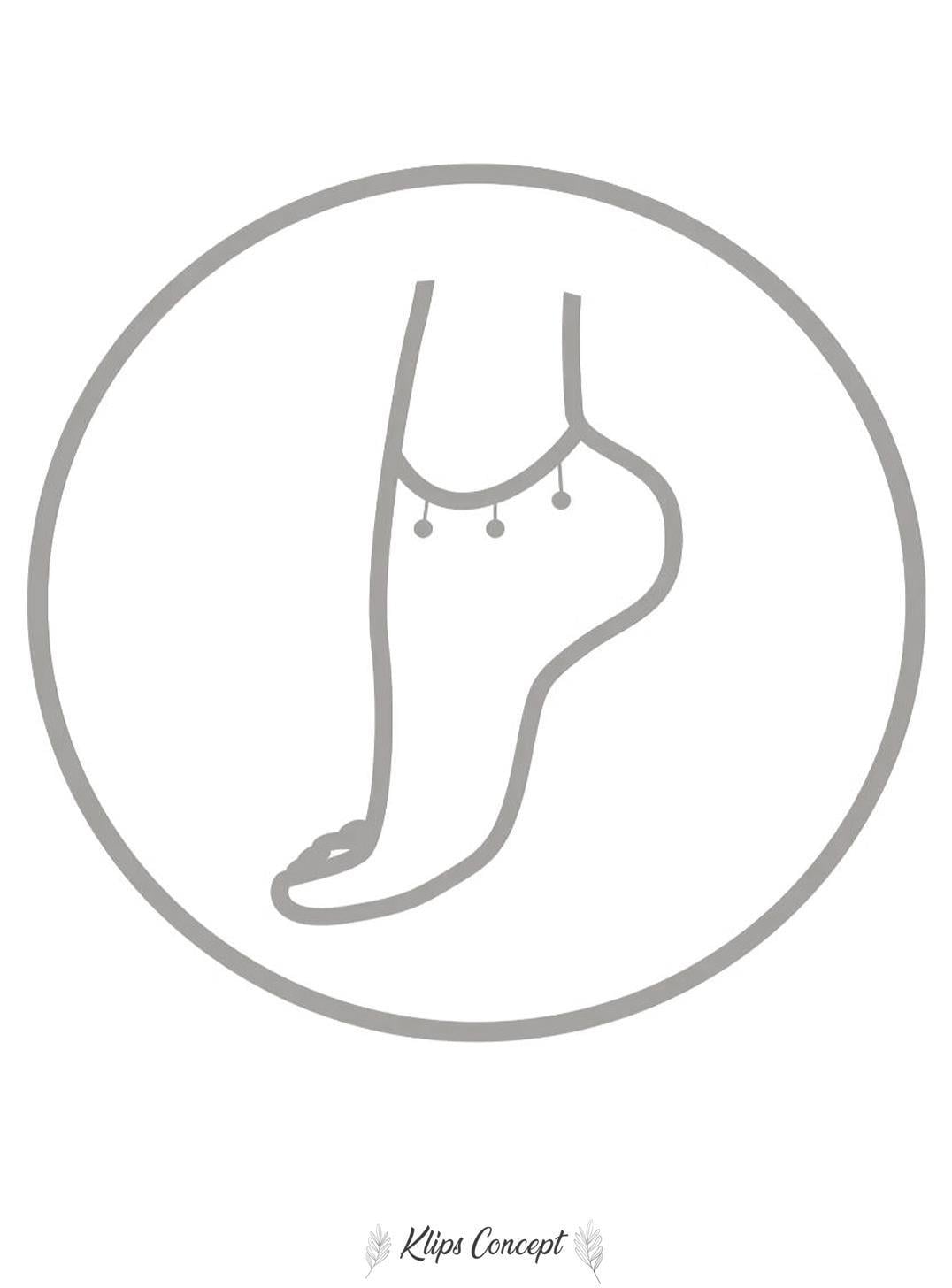 Çelik Yıldız Dizi Zincir Halhal