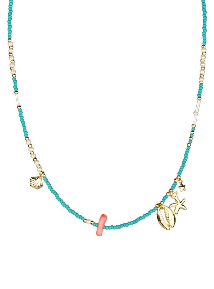 Deniz Objeleri Detay Boncuk Kolye