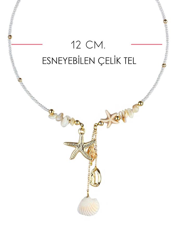 Deniz Objeleri Tasma Kolye