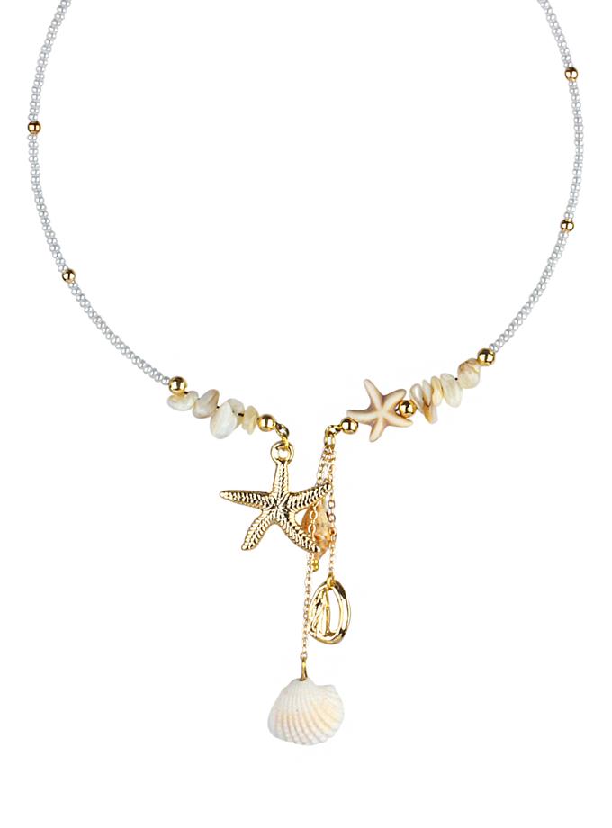 Deniz Objeleri Tasma Kolye