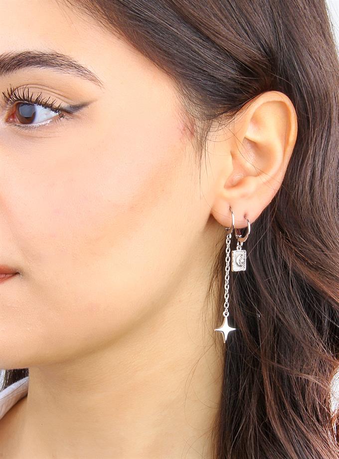 Dörtlü Kombin Objeler Küpe