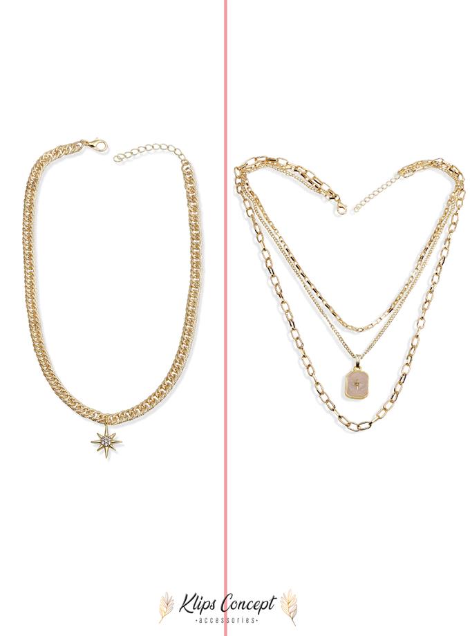 Dörtlü Kombin K.Yıldızı Kolye