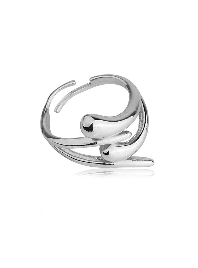 Sarmal Denge Gümüş Renk Yüzük