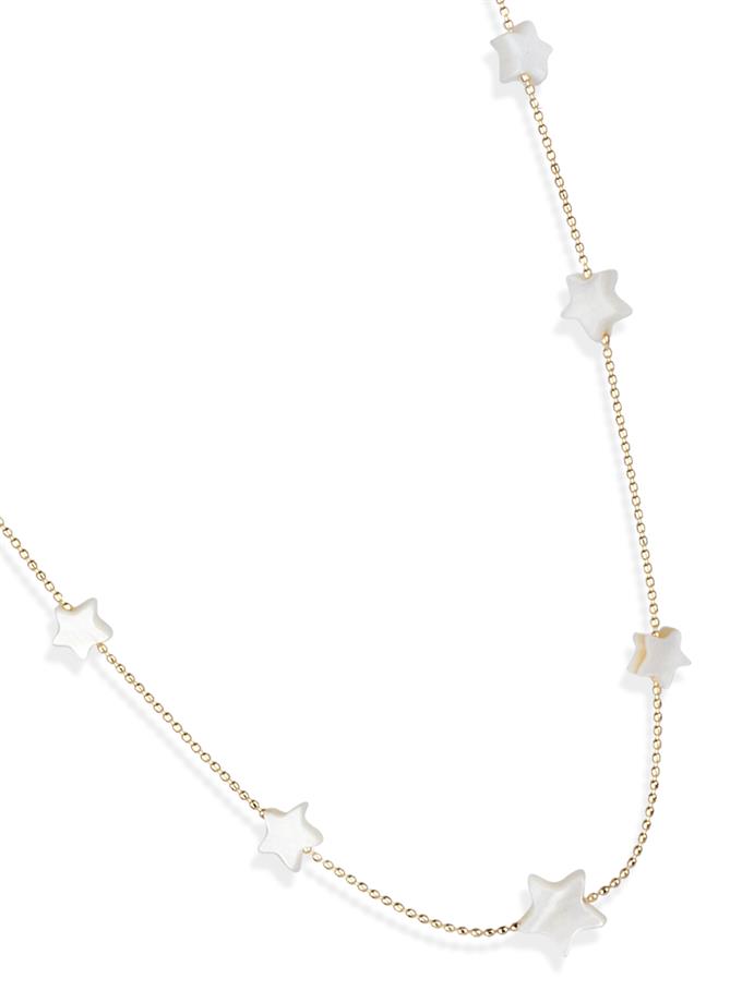 Sedef Yıldız Dizi Zincir Kolye