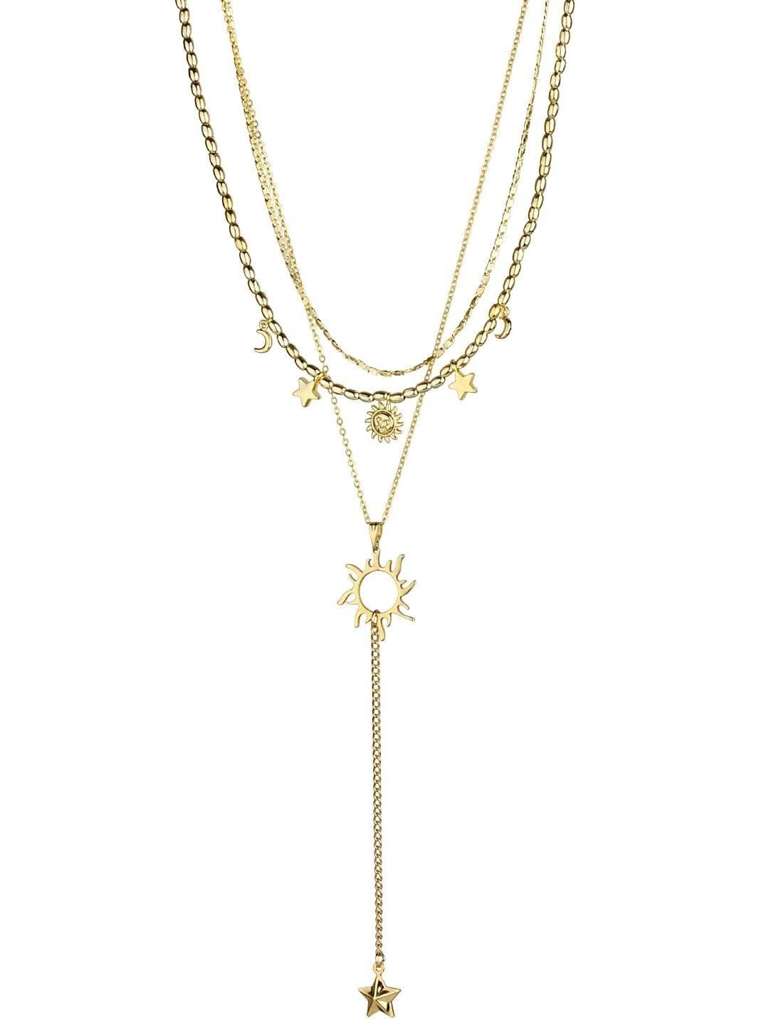 Güneş Objeli Charm Kolye