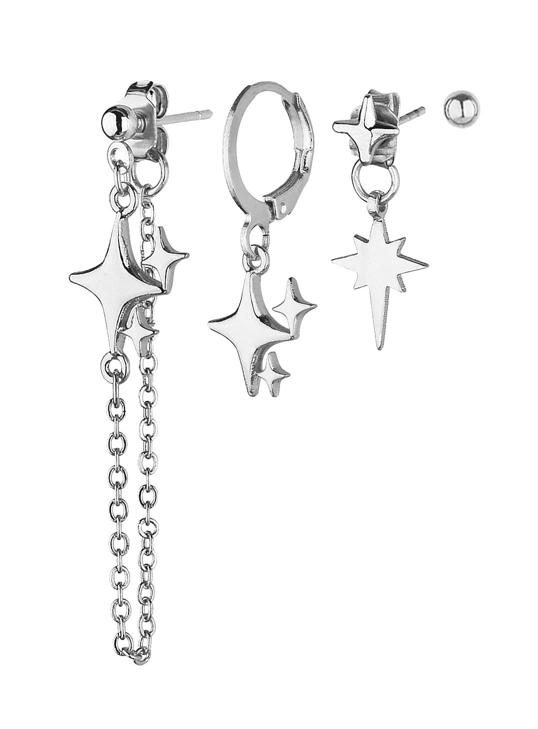 Üçlü Kombin K.Yıldızı Küpe