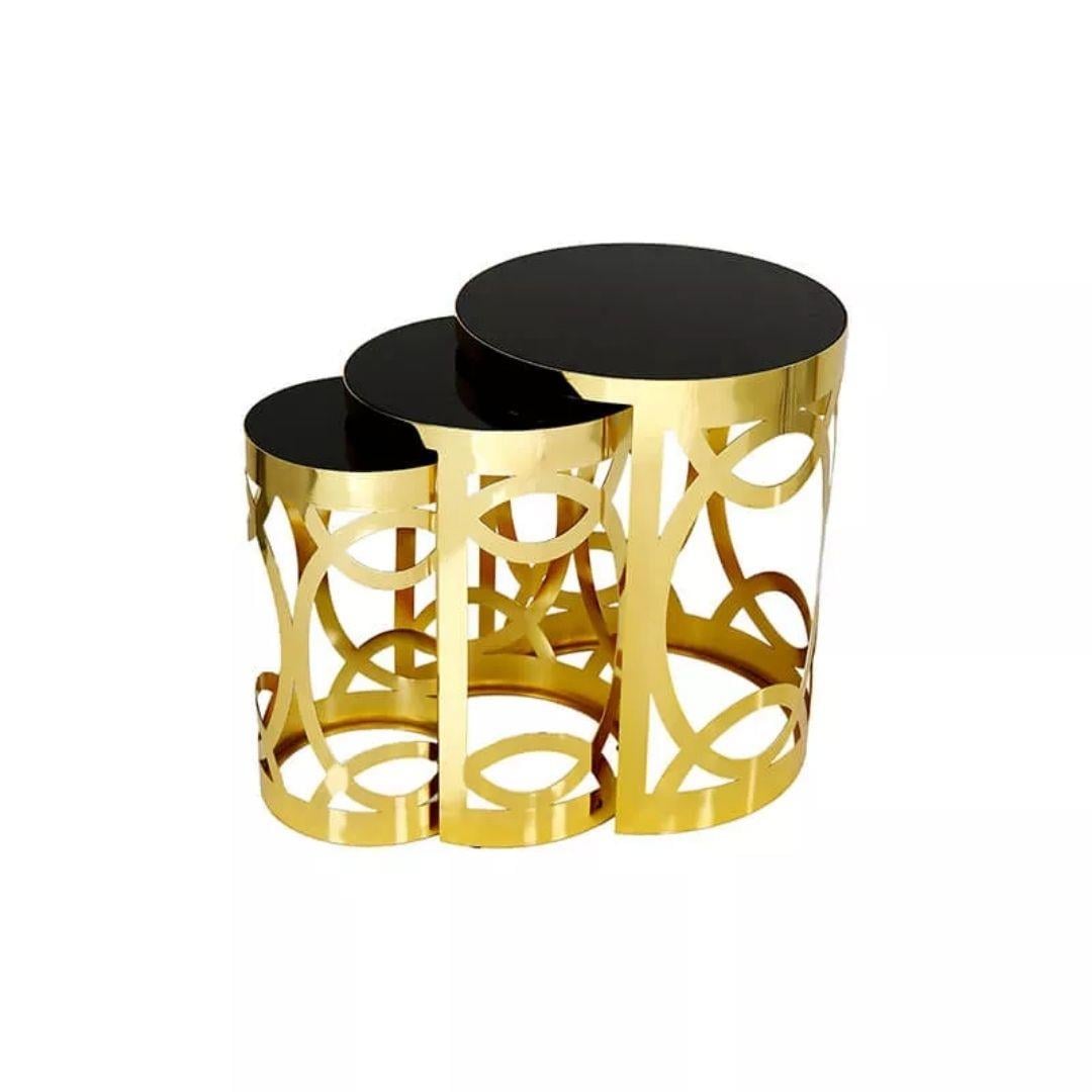 HALKA ZİGON SEHPA (GOLD)