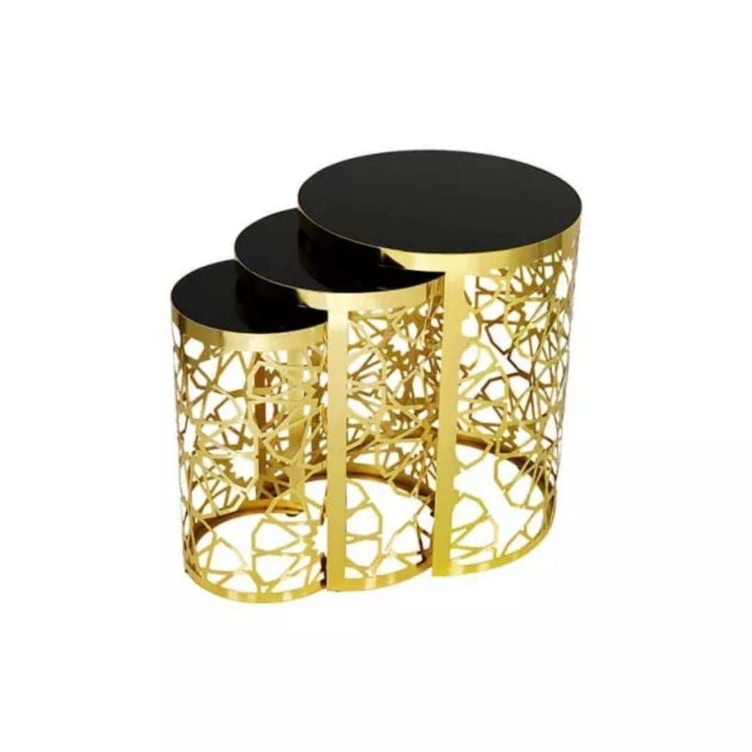 YILDIZ ZİGON SEHPA (GOLD)