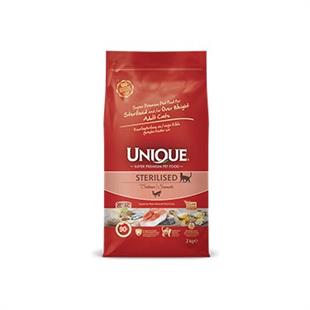 UNİQUE Kısırlaştırılmış Kedi Maması Somonlu 2 kg