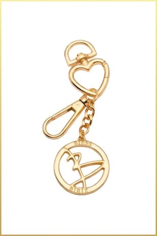 BIESS Kalp Aksesuarlı Charm Anahtarlık - Gold