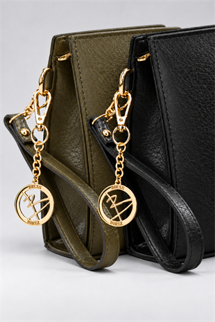 Biess Portföy 2 Li Clutch El Çantası - Siyah - Haki