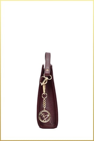 Biess Portföy Clutch El Çantası (Charm Hediyeli) - Bordo