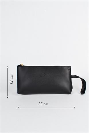 Biriz Kadın Makyaj Çantası - Siyah