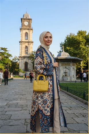 Bloom Kadın Kapitone El ve Omuz Çantası - Sarı