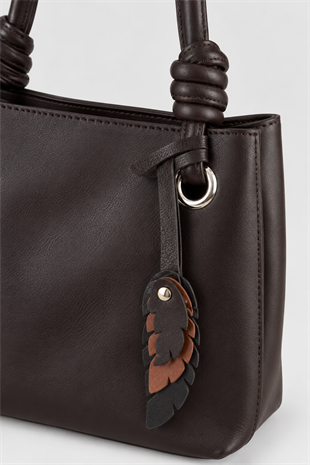Charm Model El ve Omuz Çantası - Acı Kahve