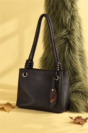 Charm Model El ve Omuz Çantası - Acı Kahve