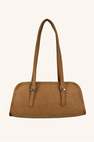 Chic Model Süet Baget Çanta - Taba