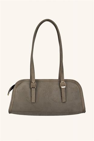 Chic Model Süet Baget Çanta - Vizon