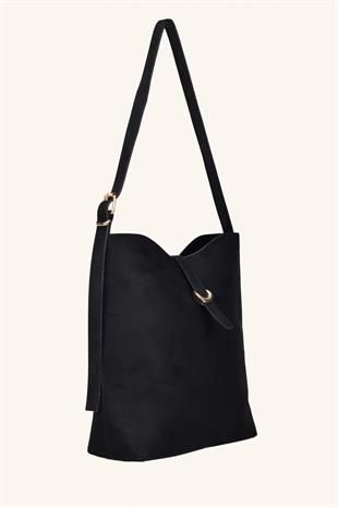 Dora El ve Omuz Çantası - Siyah