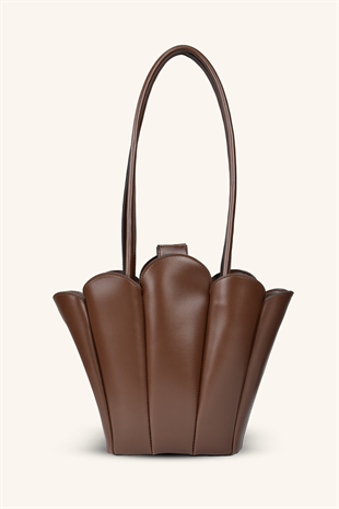 Dore El ve Omuz Çantası - Acı Kahve