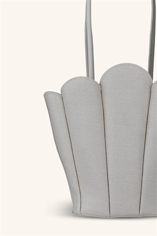 Dore El ve Omuz Çantası - Krem