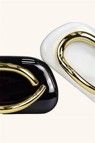 Glow Model Sedefli Abiye Çanta - Bej 