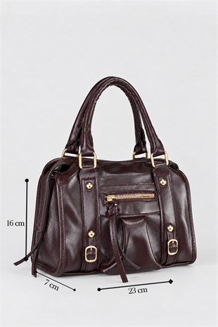 Ivy Model El ve Omuz Çantası - Bordo