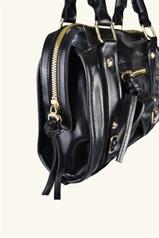 Ivy Model El ve Omuz Çantası - Siyah