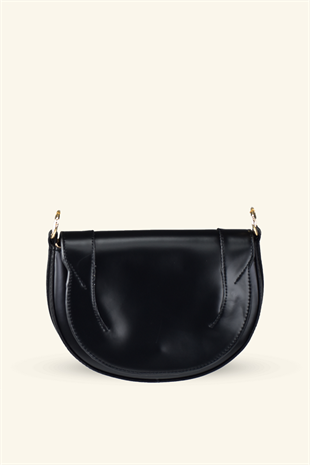 Kadın Postacı Model Omuz Çantası - Siyah