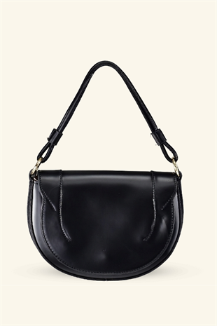 Kadın Postacı Model Omuz Çantası - Siyah