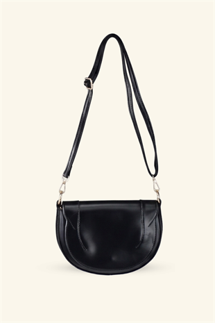Kadın Postacı Model Omuz Çantası - Siyah
