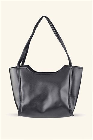 Lily Model El ve Omuz Çantası - Siyah