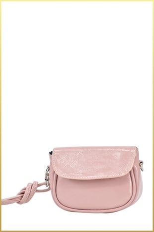 Lovely Kadın Mini Ayarlanabilir Askılı Omuz Çantası - Pembe