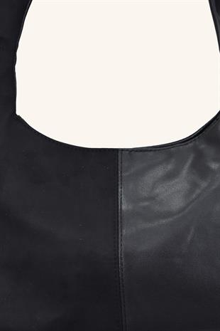 Lowell Büyük Boy El ve Omuz Çantası -Siyah