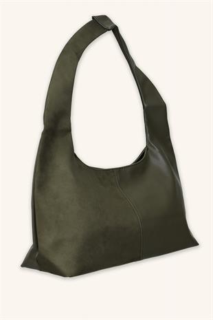 Lowell Büyük Boy El ve Omuz Çantası -Yeşil