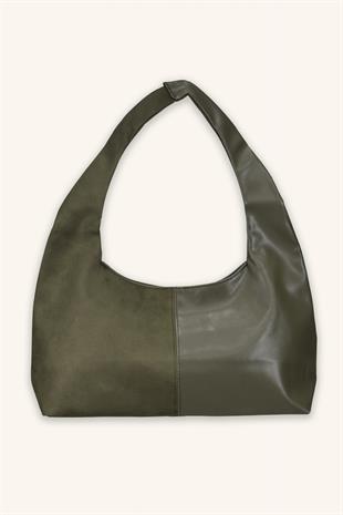 Lowell Büyük Boy El ve Omuz Çantası -Yeşil