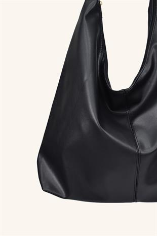 Mia Büyük Boy El ve Omuz Çantası - Siyah