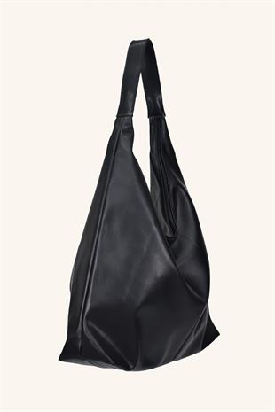 Mia Büyük Boy El ve Omuz Çantası - Siyah