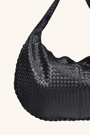 Mono Büyük Boy El ve Omuz Çantası - Siyah
