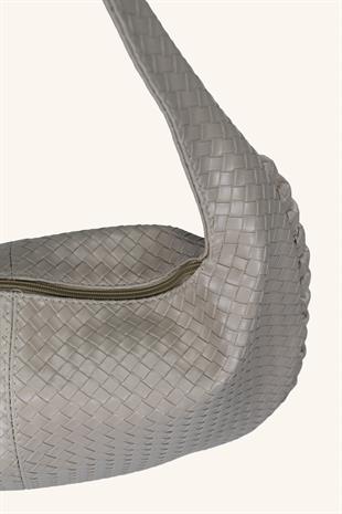 Mono Büyük Boy El ve Omuz Çantası - Vizon