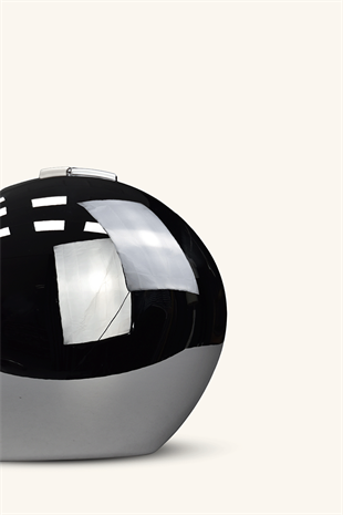 Parlak Metal Abiye Çanta - Gümüş