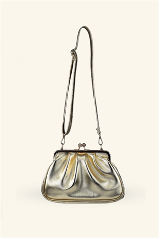 Rosel Clutch Çanta - Gold