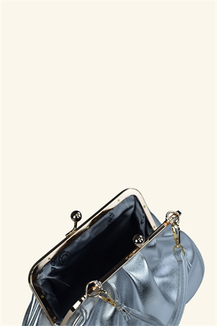 Rosel Clutch Çanta - Gümüş