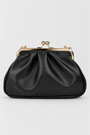 Rosel Clutch Çanta - Siyah