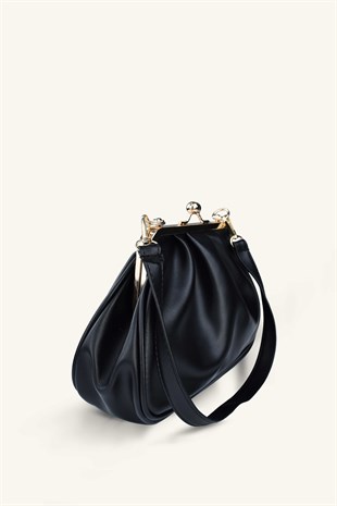 Rosel Clutch Çanta - Siyah