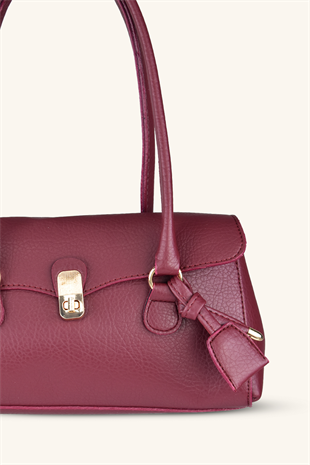 Vina Baget Çanta - Bordo