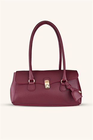 Vina Baget Çanta - Bordo