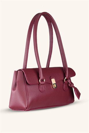 Vina Baget Çanta - Bordo