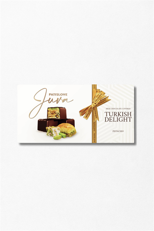 Juva Milk Chocolate Covered Pistachio Turkish Delight Baklava