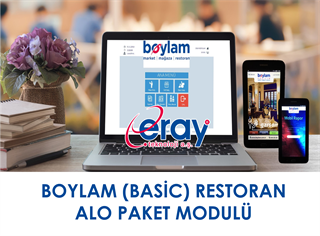BOYLAM (BASİC) RESTORAN ALO PAKET MODÜL